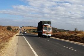 cars on the road