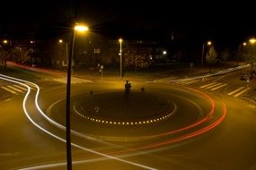 ring road at night