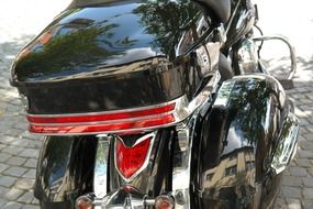 back lights of motorcycle b