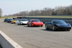 exotic cars on the road