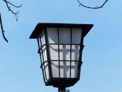 Street lantern at day time