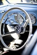 steering wheel vintage car