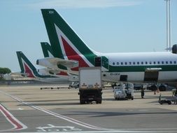 maintenance of aircraft at the airport