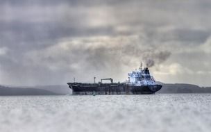a ship with a cargo