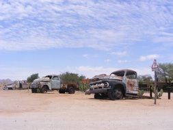 rusty old metal car