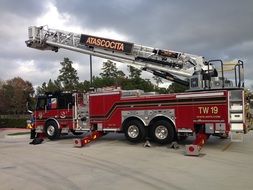 fire fighting vehicle photo