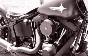 motorcycle closeup