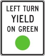 clipart of the left turn road sign