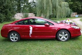 bridal car limousine