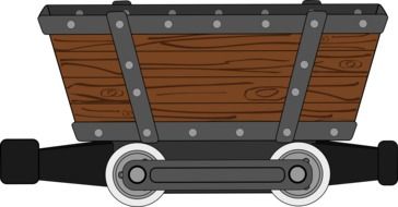 drawing of a freight train wagon