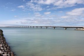 construction of a long transport bridge