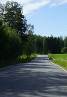 finnish countryside road