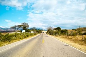 desert road in colombia