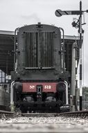 vintage train in the Railway Museum