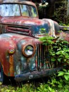 old rusty ford