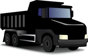 black truck drawing