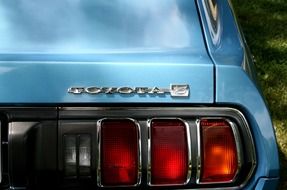 tail light of vintage toyota car