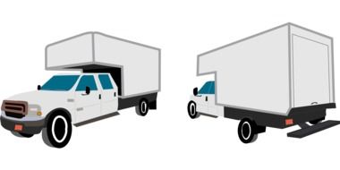 White truck clipart