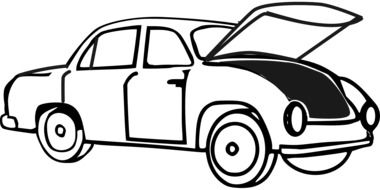 hood trunk drawing
