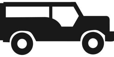 black jeep as a graphic image