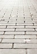 gray brick road