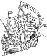 ship sailboat sailing nautical