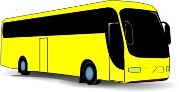 yellow travel bus