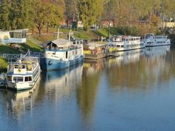 ships on the river