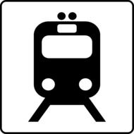 sign train drawing