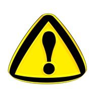 caricature of a road sign