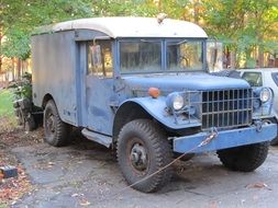Old vintage jeep