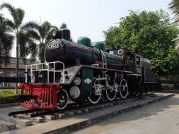 vintage old train thailand