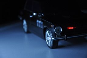 modified black car