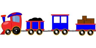 train cartoon toy drawing