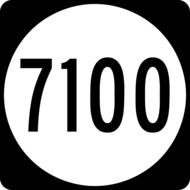 route 7100 road