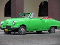 green convertible