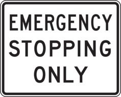 inscription only emergency stop