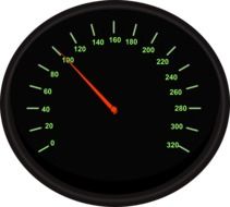 speedometer automobile drawing