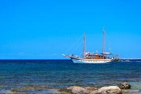 blue boat