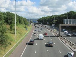freeway road in england