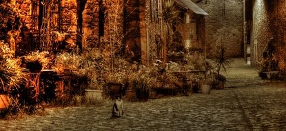 picture of the street in Brittany