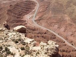 road on desert