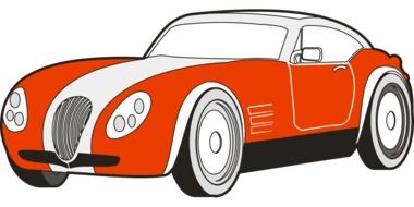 oldtimer vintage automobile drawing