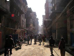 photo of road in kathmandu