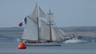 sailing ship in France