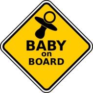 baby sign on board