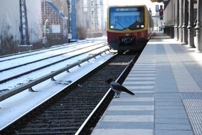 public transport on the railway