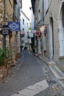 alley in a french village