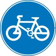 signs transportation cycle bicycle