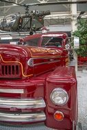 red fire truck